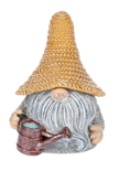 Garden Gnome with Straw hat