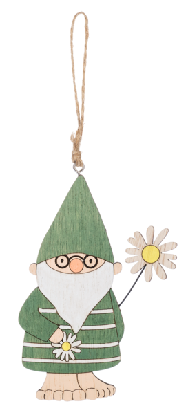 Wooden Gnome ornaments