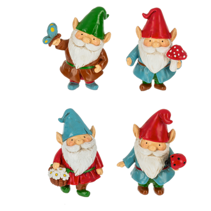 Small Gnome Figurines and house