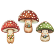 Mushroom Art Block Figurines