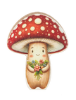 Mushroom Art Block Figurines