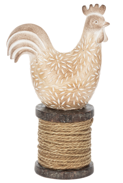 Hen on Spool Figurine