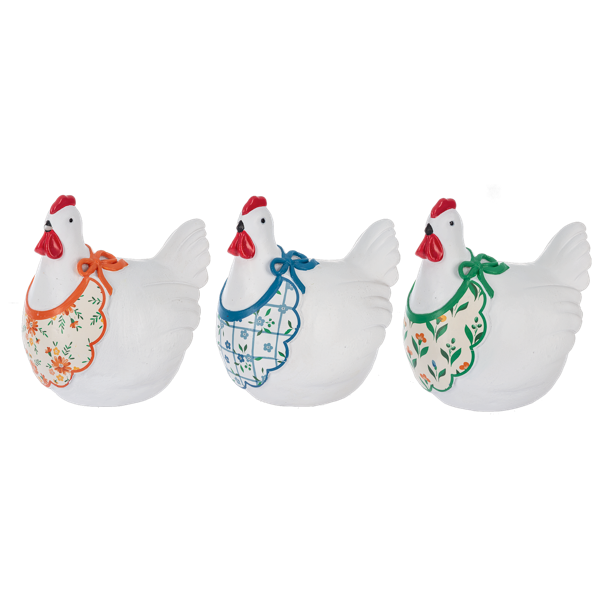 Hen w/Apron Figurines