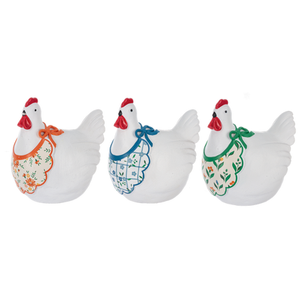 Hen w/Apron Figurines