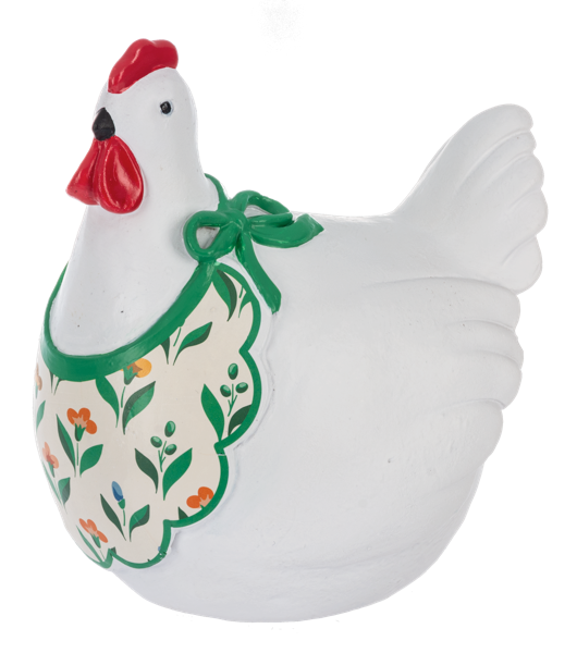 Hen w/Apron Figurines
