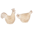 Rooster & Hen Figurines