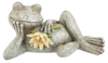 Lazy Garden Frog Figurine
