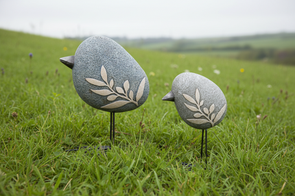 Rock Bird Figurine