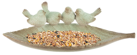 Oblong bird feeder