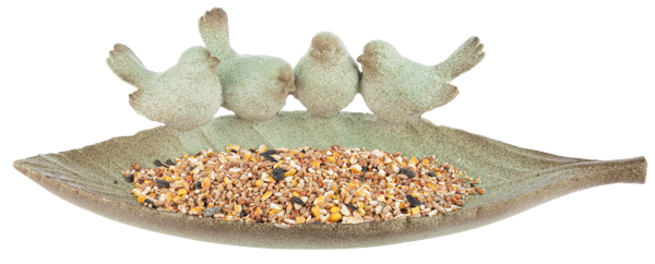 Oblong bird feeder