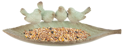 Oblong bird feeder