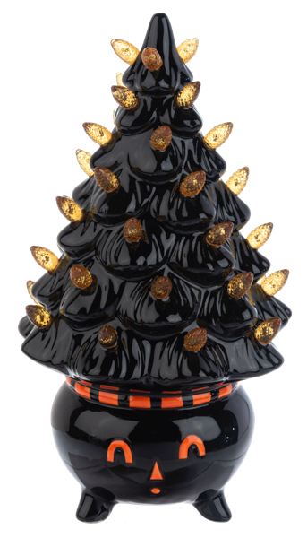 LED Light Up Halloween Tree Mini Shimmer