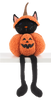 Plush Pumpkin Cat Shelf Sitter