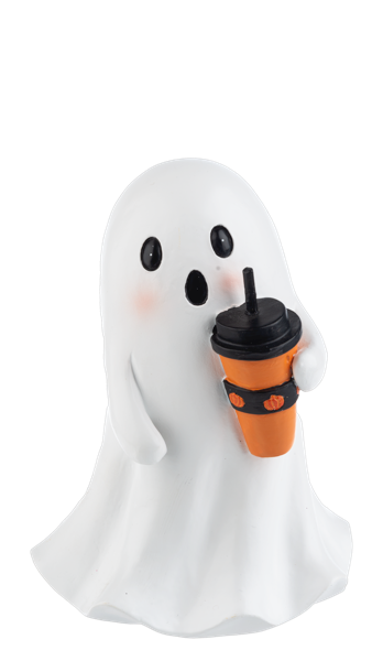 Ghost w/Soda & Headphone Figurines