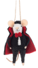 Handcrafted Trick or Treat Halloween Mouse Ornamen