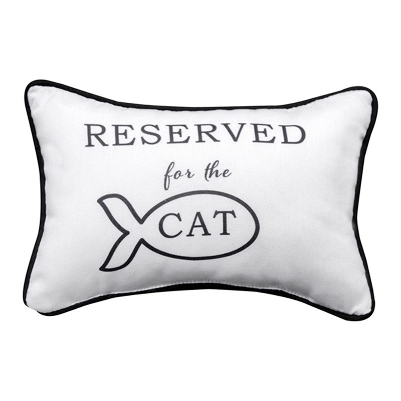 Reserved For The Cat Pillow