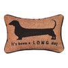 Its Been A Long Day Dachshund Pillow