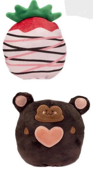 REVERSIBLE - 4.5IN ANIMALS/STRAWBERRIES