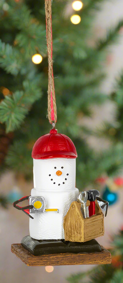 S'mores Handyman Ornament
