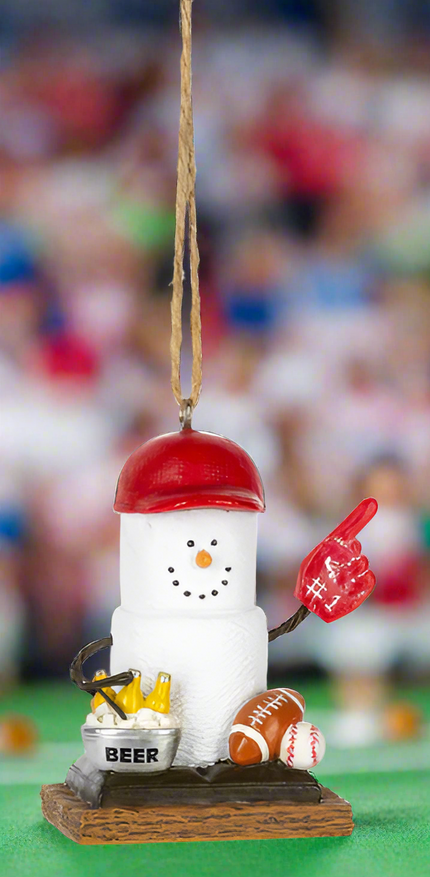 S'mores Sports Fan Ornament
