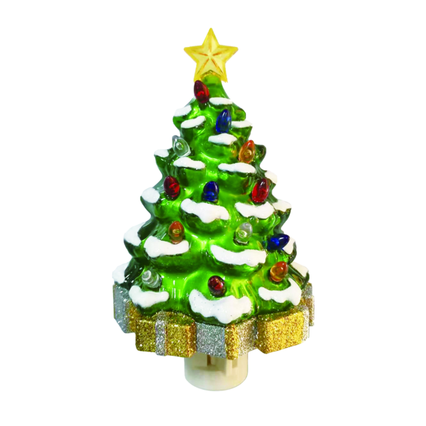 Vintage Christmas Tree Acrylic Night Light