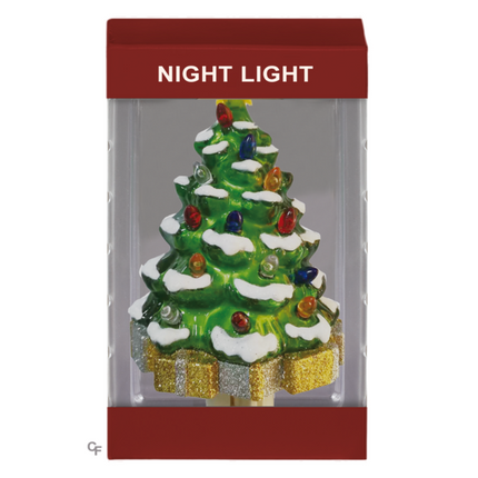 Vintage Christmas Tree Acrylic Night Light