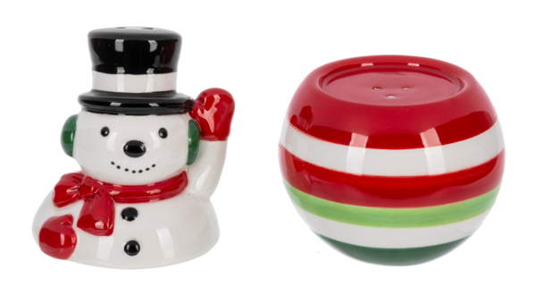 Snowman Salt & Pepper Shaker Set