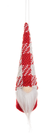 Red & Plaid Gnome Ornaments