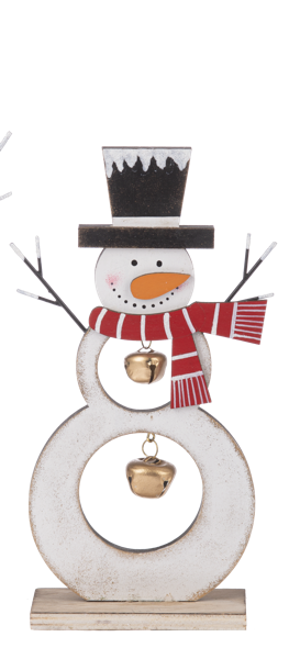 Snowman w/Jingle Bell Figurine