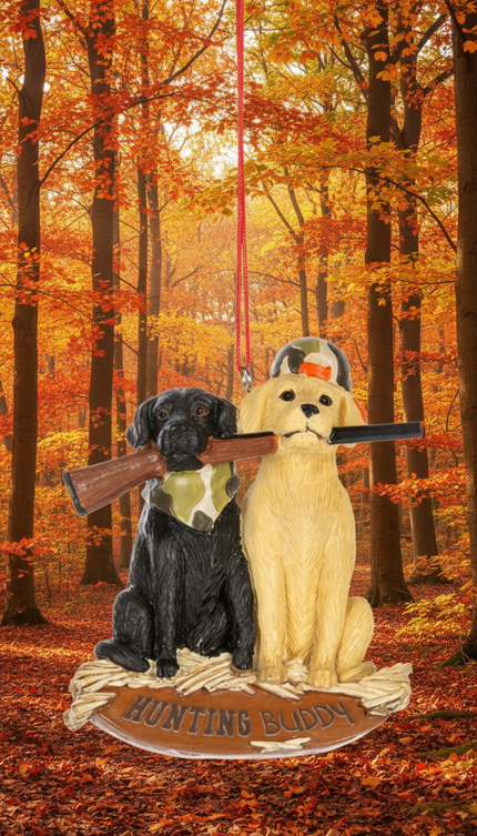 Hunting Buddies Ornament
