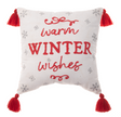 Embroidered Christmas Pillow