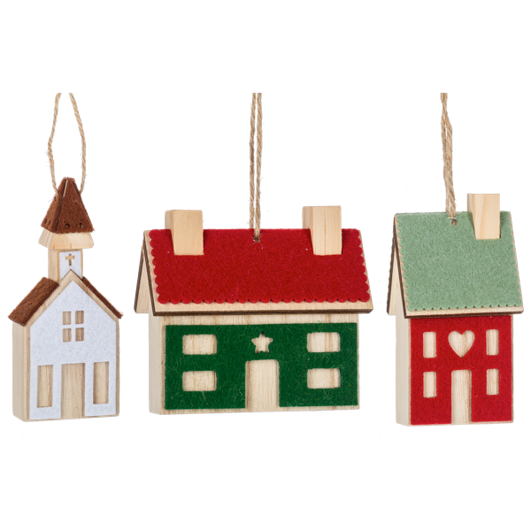 House & Church Ornaments