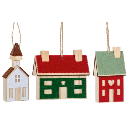 House & Church Ornaments