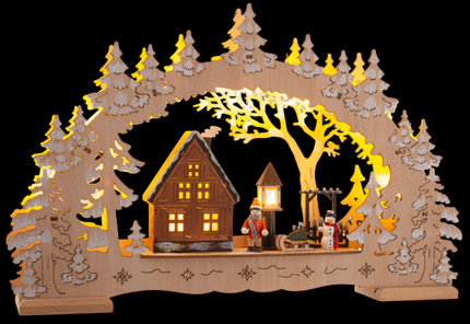 LED Light Up Village Square