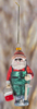Santa Fishing Ornament