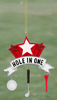 Golf Dangle Ornament - Hole In One
