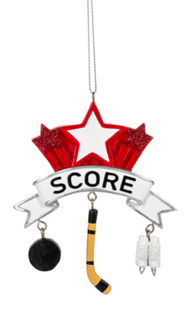 Hockey ornament