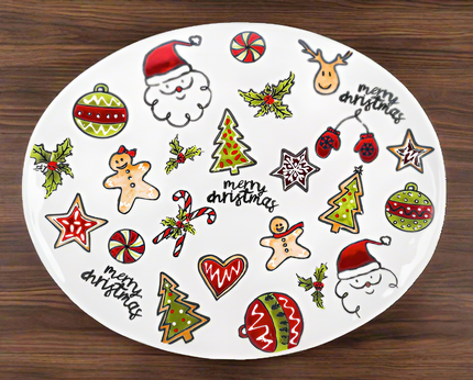 Holiday Platter - Merry Christmas