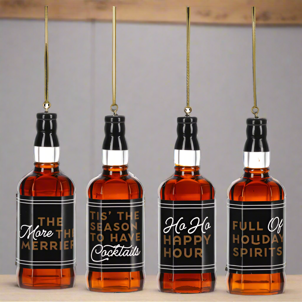 Holiday Bottle Ornaments