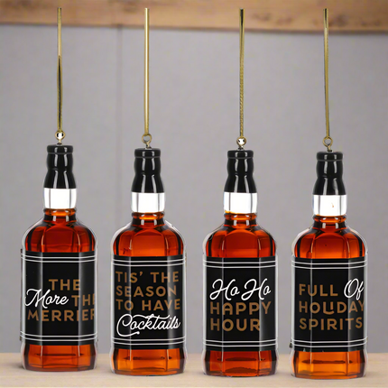 Holiday Bottle Ornaments
