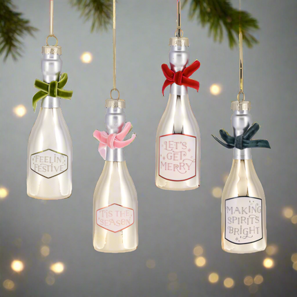 Champagne Bottle Ornaments