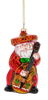 Santa Feliz Navidad Ornament