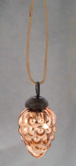 Copper Mercury Pinecone Ornament