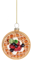 Glass Waffle ornament