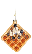 Glass Waffle ornament