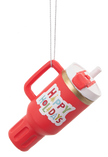 Red Insulated Mug Ornament