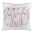Watercolor Spiritual Scene Throw Pillow