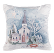 Watercolor Spiritual Scene Throw Pillow