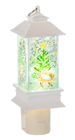 Watercolor Baby Jesus in Manger Shimmer LED Night Light