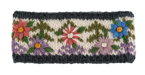 Embroidered Winter Headband